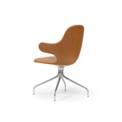 Catch Chair, swivel base leather