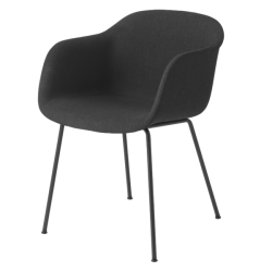 Fiber armchair uppholstered