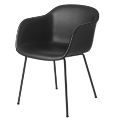 Fiber armchair uppholstered