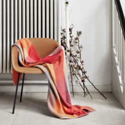 Fiber armchair uppholstered