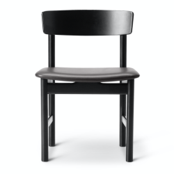 fredericia_Mogensen 3236 Chair_black_premium leather black