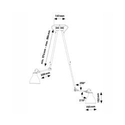 Lampe Gras N° 302 Douple,