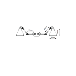 Lampe Gras N° 204 Douple