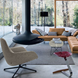 zanotta_Kent Lounge Chair_black_Naturale Extra