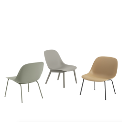 Muuto Fiber Lounge Chair Wood base