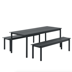 muuto_linear Steel Bench 170