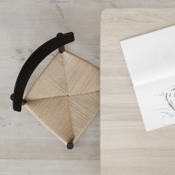 fraedericia_J39 chair_black Oak_natur paper cord