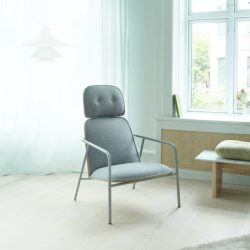 normann copenhagen -pad-loungechair -high_grey-synergy15_oak