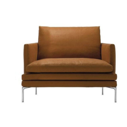 zanotta_William armchair_Naturale Extra 0414_polished aluminium