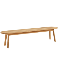 hay_Triangle Leg Bench_oiled oak