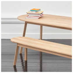 hay_Triangle Leg Bench_oiled oak