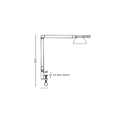 hay_PC Table Lamp with Clamp