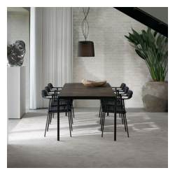 Vipp 971 table_M_Dark oak