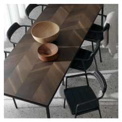 Vipp 971 table_M_Dark oak