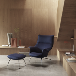 muuto_Doze Lounge chair_Ocean80_black