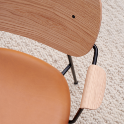 menu_co lounge chair_oak_dakar cognac