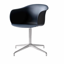 &tradition_Elefy Chair JH34_swivel/return_alu_blue midnight