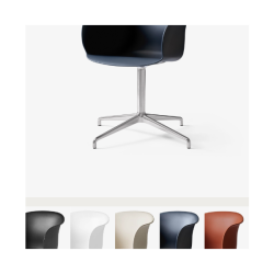 &tradition_Elefy Chair JH34_swivel/return_alu_blue midnight