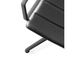 Vipp 452 swivel chair työtuoli, nahkaverhoilu