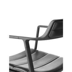 Vipp 452 swivel chair työtuoli, nahkaverhoilu