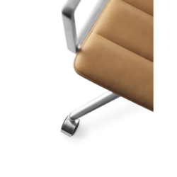 Vipp 452 swivel chair työtuoli pyörillä, nahkaverhoilu