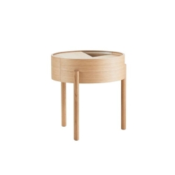 Arc Side Table- sivupöytä ⌀ 42cm, öljytty tammi