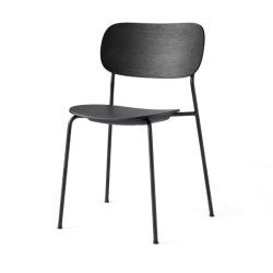 Co Chair, petsattu musta, 2 jalkaväriä