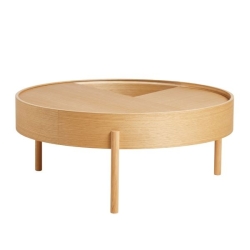 Arc Coffee Table- sohvapöytä ⌀ 66cm, öljytty tammi