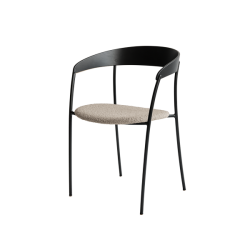 Missing Armchair, musta / verhoiltu istuin Barnum Hemp