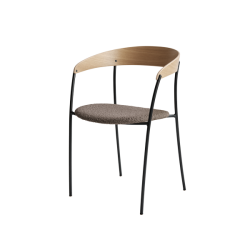 Missing Armchair, tammi / verhoiltu istuin Barnum Dark Taupe