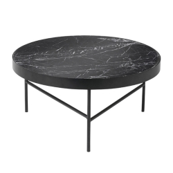 Marble Table L, musta