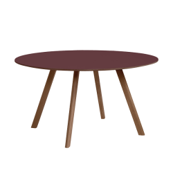 CPH 25 Table ø 140 cm, pähkinärunko, 5 väriä