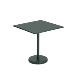 Linear Steel Café Table 70x70, 3 väriä