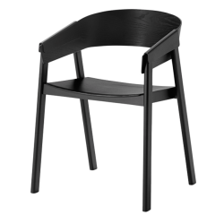 Cover armchair, musta