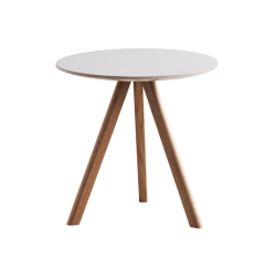 CPH 20 Coffee Table ø 50 cm, tammi-offwhite