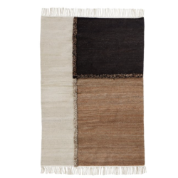 E-1027 Rug, solmittu, Ruskea-musta-valkoinen, 2 kokoa