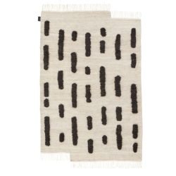 Laine Rug, solmittu, Musta 170x240