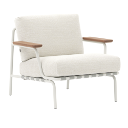 Settle Outdoor Lounge Chair, Laze 1/ grey