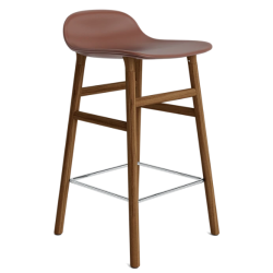 Form Barstool 65 cm, verhoiltu pähkinä