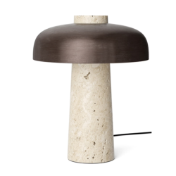 Reverse Table Lamp, Travertiini