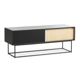 Virka kaappi, matala, tammi/musta