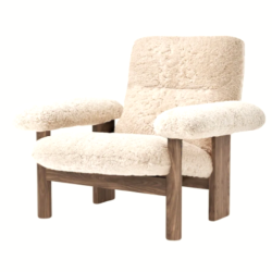 Brasilia Lounge Chair, Sheepskin, High back, 6 vaihtoehtoa