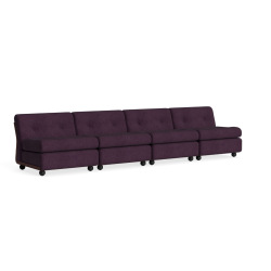 Amanta 4-seater, Turf, Burgundi