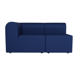 Paradigm sofa, 2-istuttava sohva avoimella päädyllä, verhoilu Hallingdal