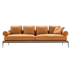 Atoll sohva, 254 cm, verhoilu Kasia Cognac