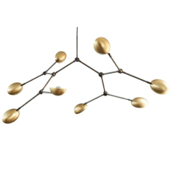 Drop Chandelier Large, Brass 