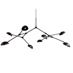 Drop Chandelier Large, Burned black