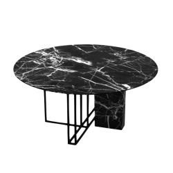 Plinto Round XW Table, ø 160 cm, Statuario matt