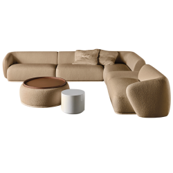 René kulmasohva, 6 modulia, ICA beige 