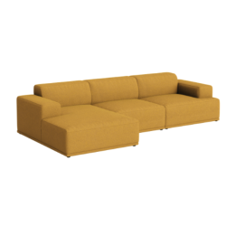 Connect Soft Modular Sofa 3-Seater + divan, Hearth